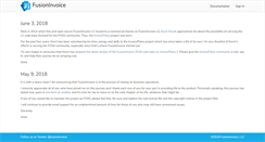 Desktop Screenshot of fusioninvoice.com